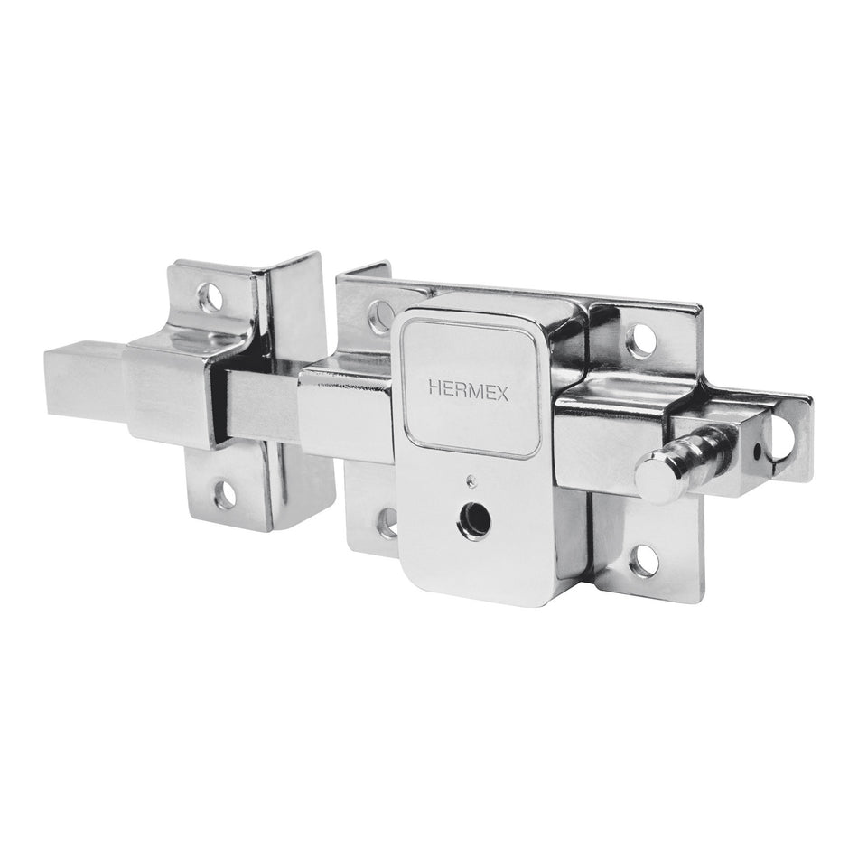 Cerradura de barra fija llave tetra izquierda HERMEX