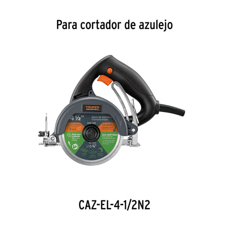 Bolsa con 2 carbones de repuesto para CAZ-EL-4-1/2N TRUPER