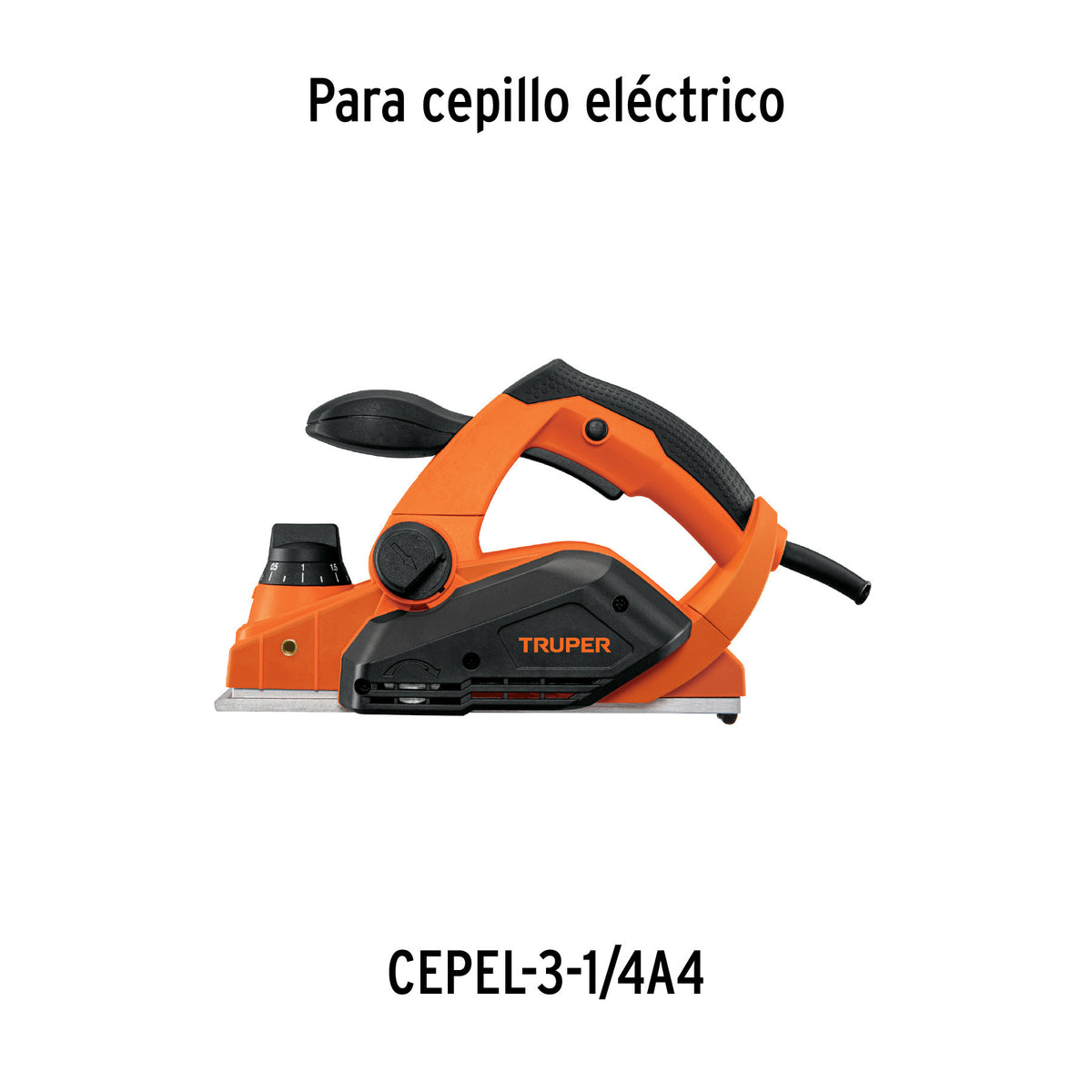 Cepillo electrico 3-1/4" 850W TRUPER PRO