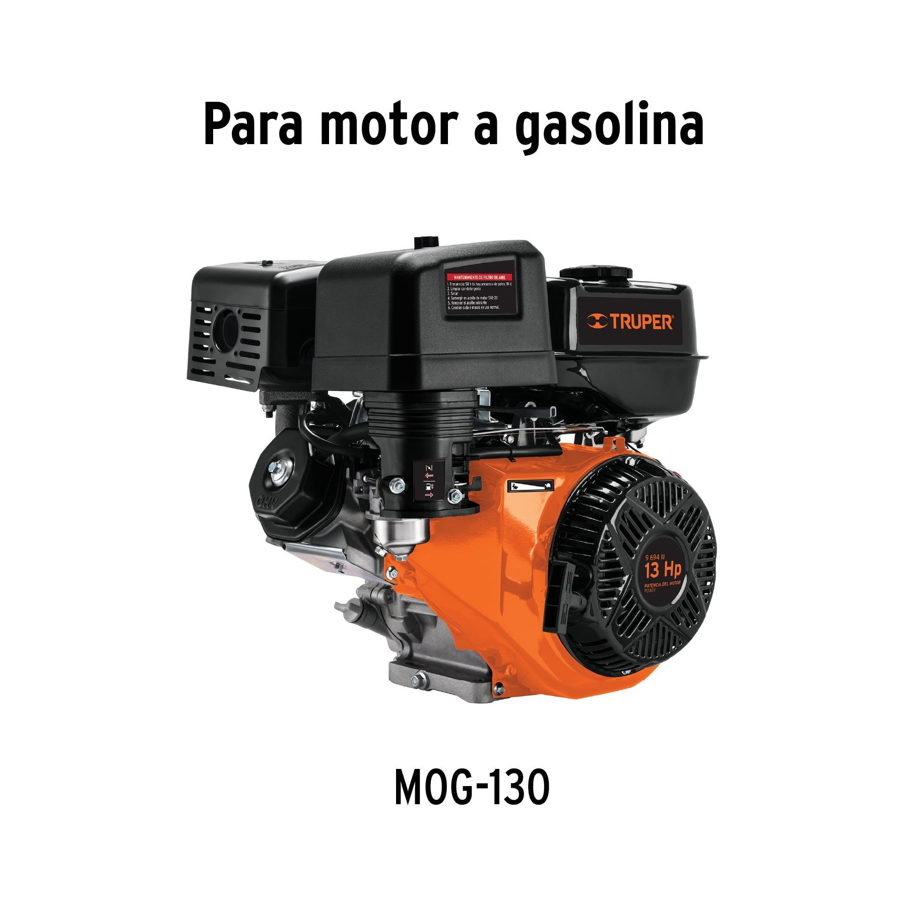 Carburador para motor a gasolina MOG-130 TRUPER