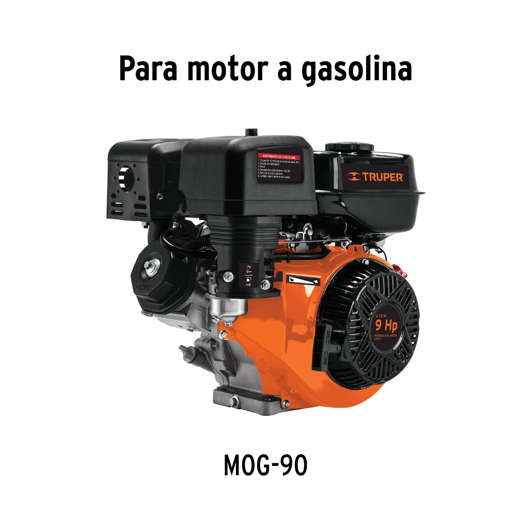 Carburador para motor a gasolina MOG-90 TRUPER