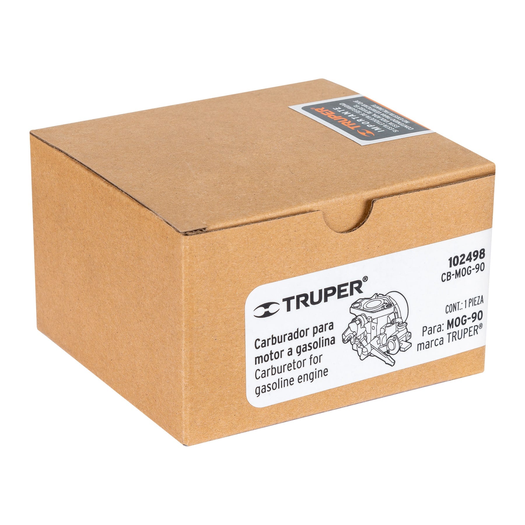 Carburador para motor a gasolina MOG-90 TRUPER