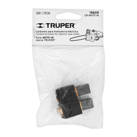 Bolsa con 2 carbones de repuesto para MOTE-18 TRUPER