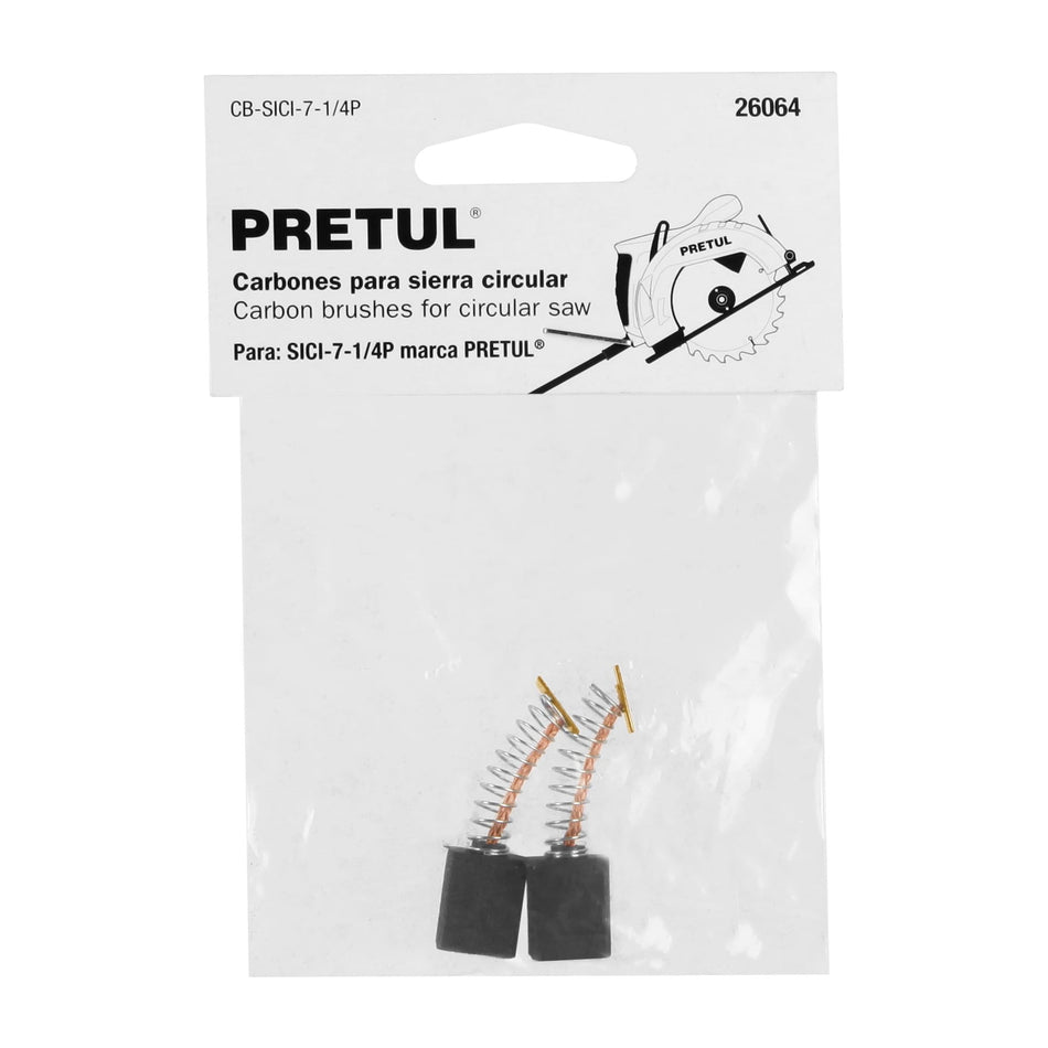 Bolsa con 2 carbones de repuesto para SICI-7-1/4P PRETUL