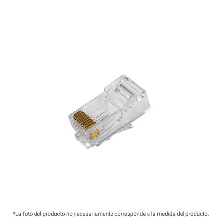 Plug RJ45 CAT5E Bote con 100 piezas VOLTECK