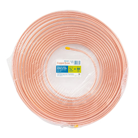 Tubo flexible de cobre 5/16" rollo de 15m 2.3kg FOSET