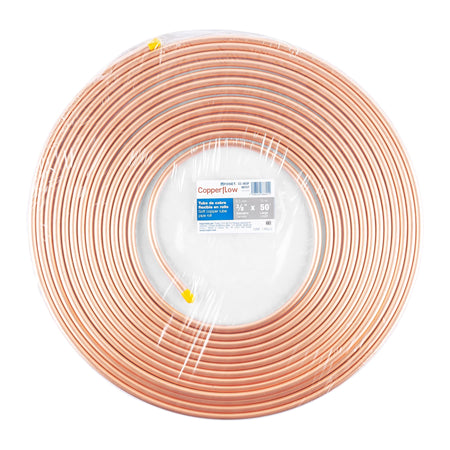 Tubo flexible de cobre 3/8" rollo de 15m 2.6kg FOSET