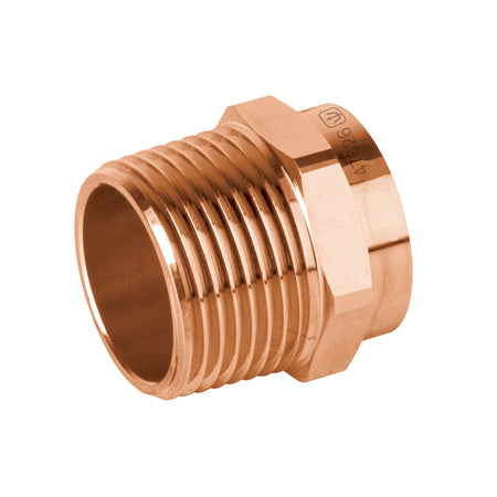 Conector de cobre de rosca exterior FOSET BASIC 3/4"