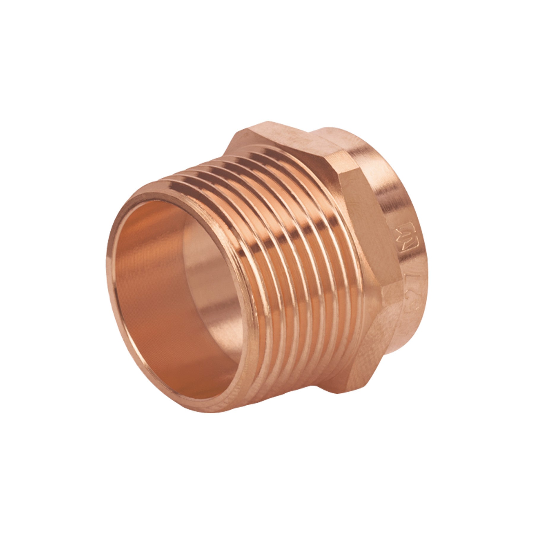 Conector de cobre de rosca exterior FOSET BASIC 1"