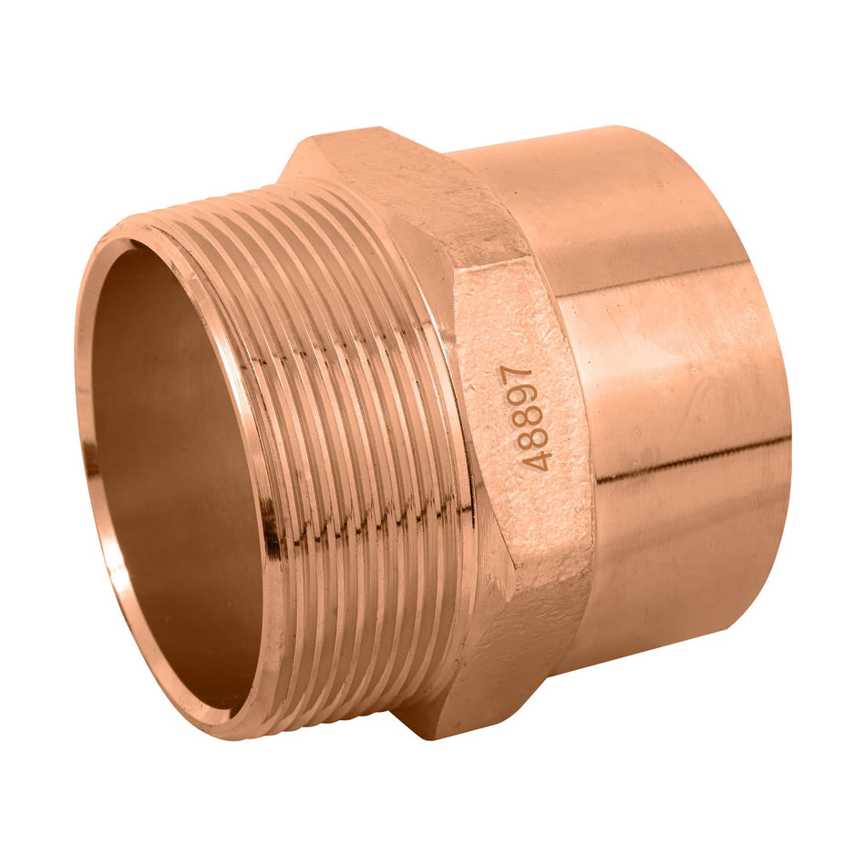 Conector de cobre rosca exterior FOSET 2"