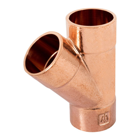 Yee sencilla de cobre FOSET 3/4"