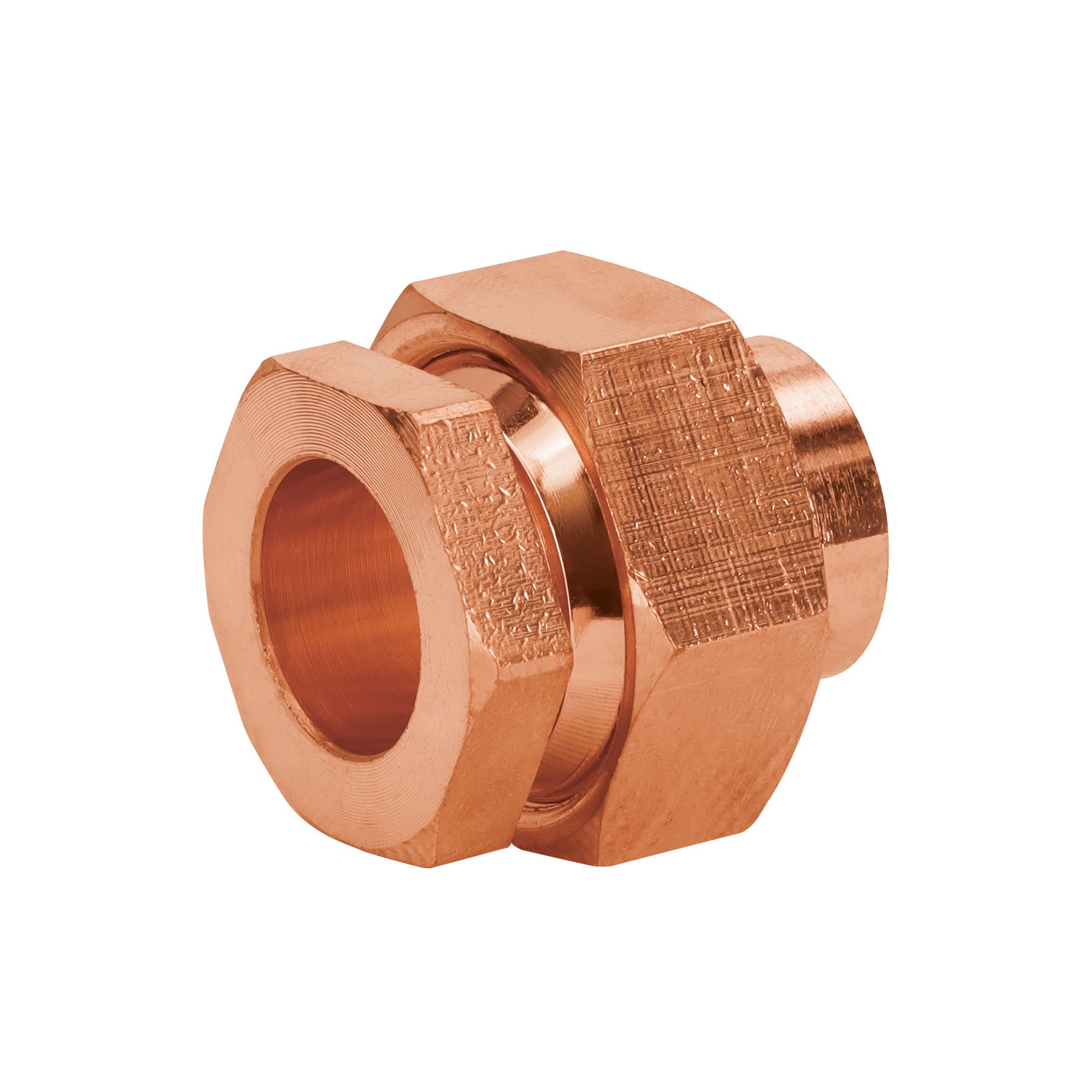 Tuerca union de laton cobrizado FOSET 1/2"