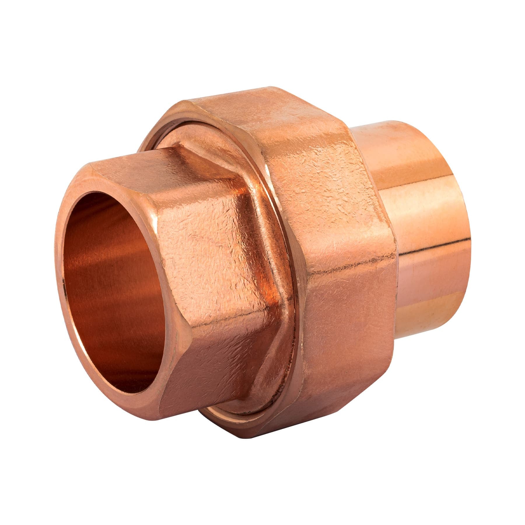 Tuerca union de laton cobrizado FOSET 1-1/4"
