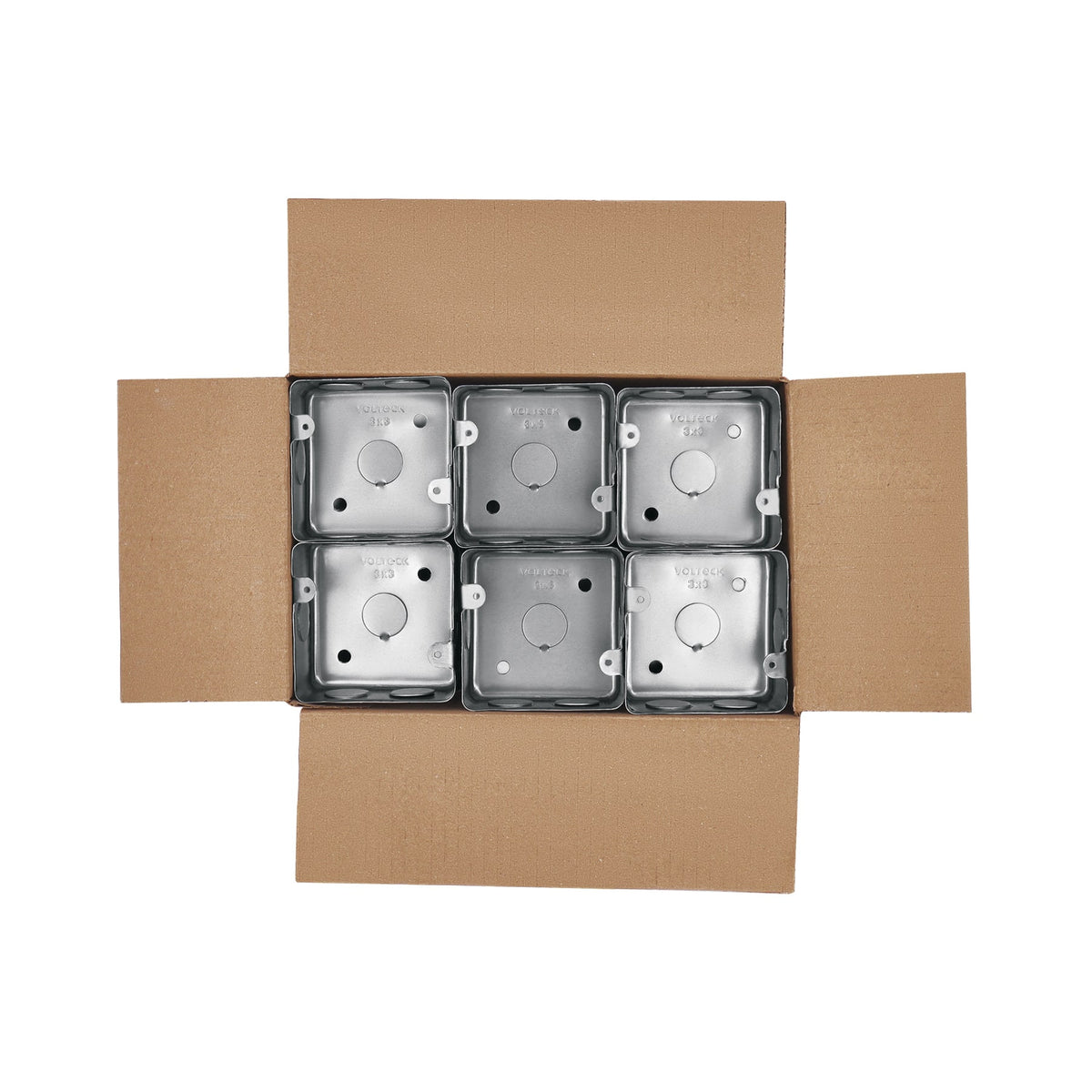 Caja cuadrada 3' x 3' económica, Volteck 3', 3'