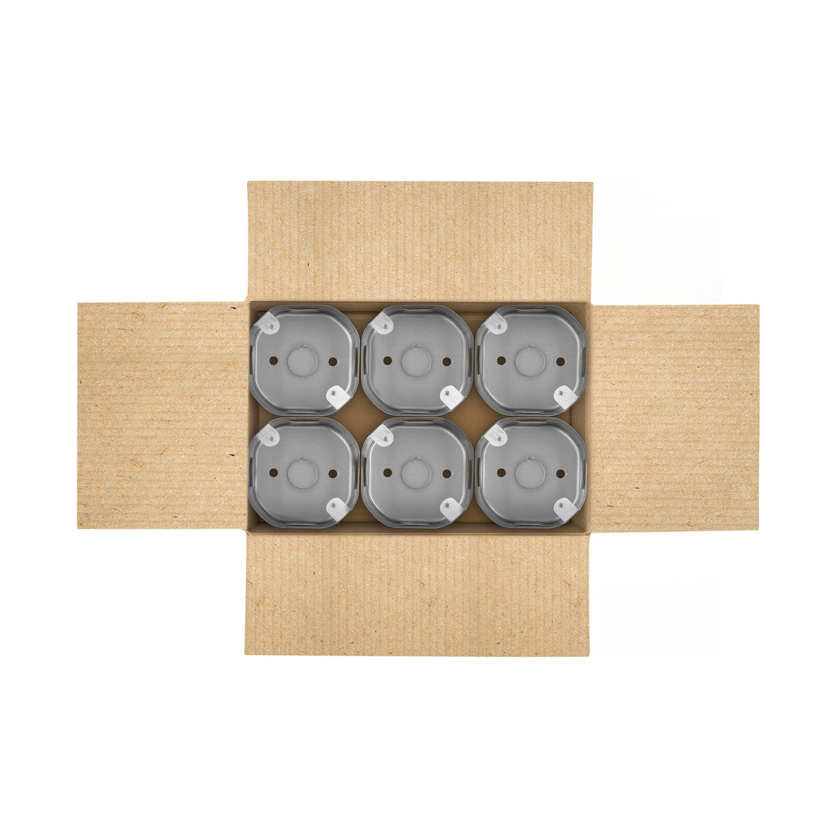Caja octagonal 3' x 3' reforzada, VOLTECK