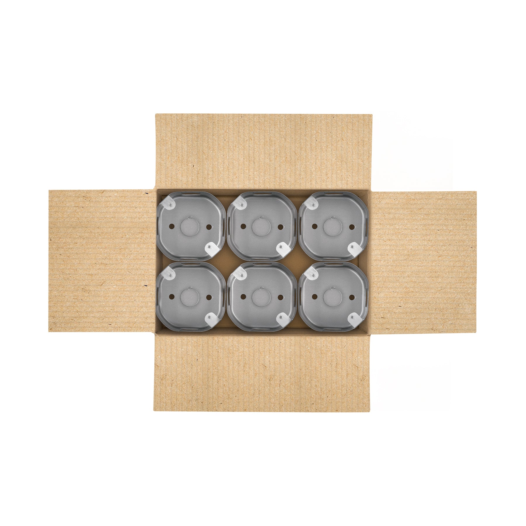Caja octagonal 3' x 3' reforzada, VOLTECK