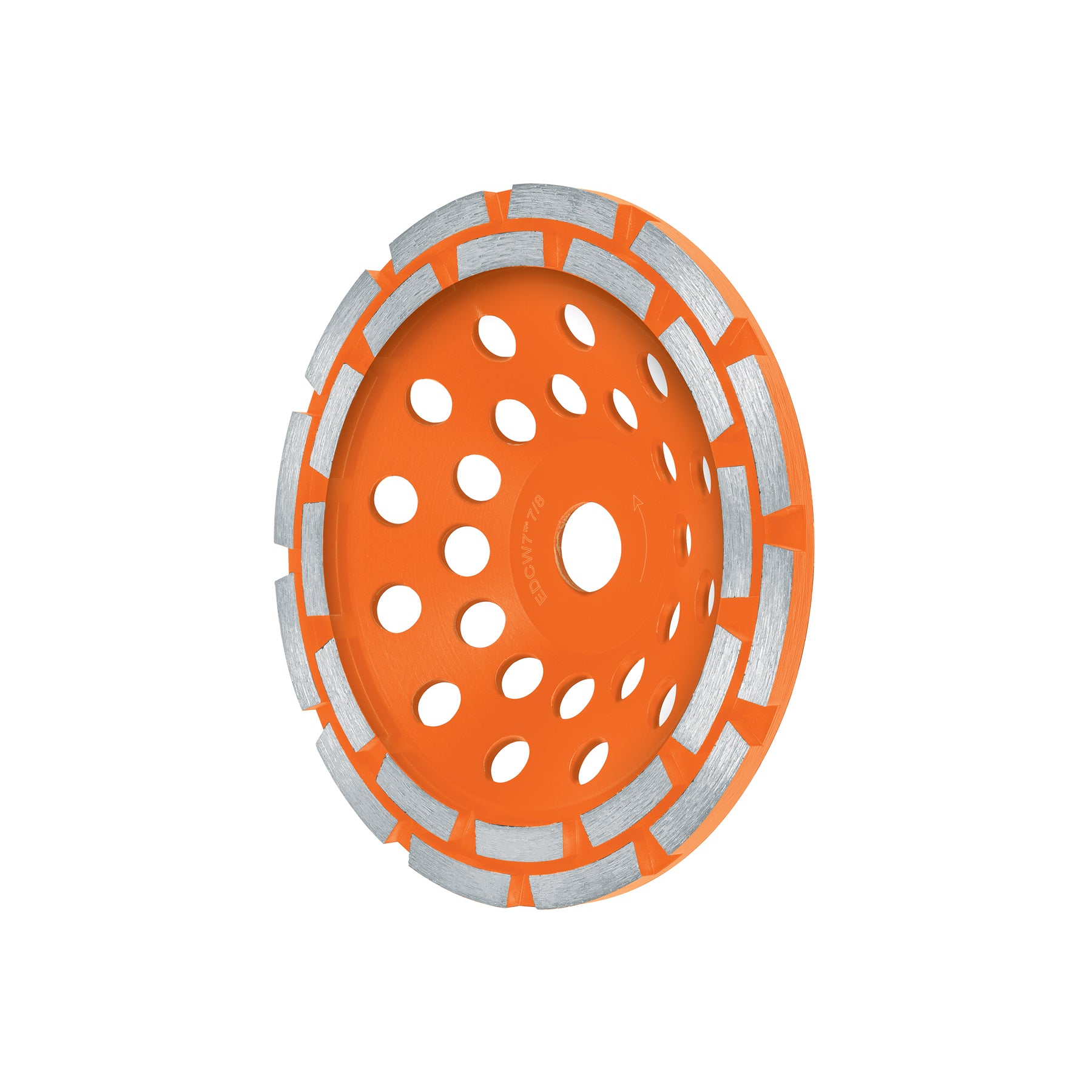 Copa de diamante doble hilera 7' x 7/8', TRUPER