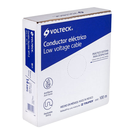 Rollo de de cordon duplex flexible SPT Volteck 14 AWG