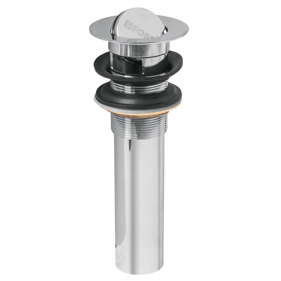 Contra para lavabo con rebosadero tipo moneda cromo