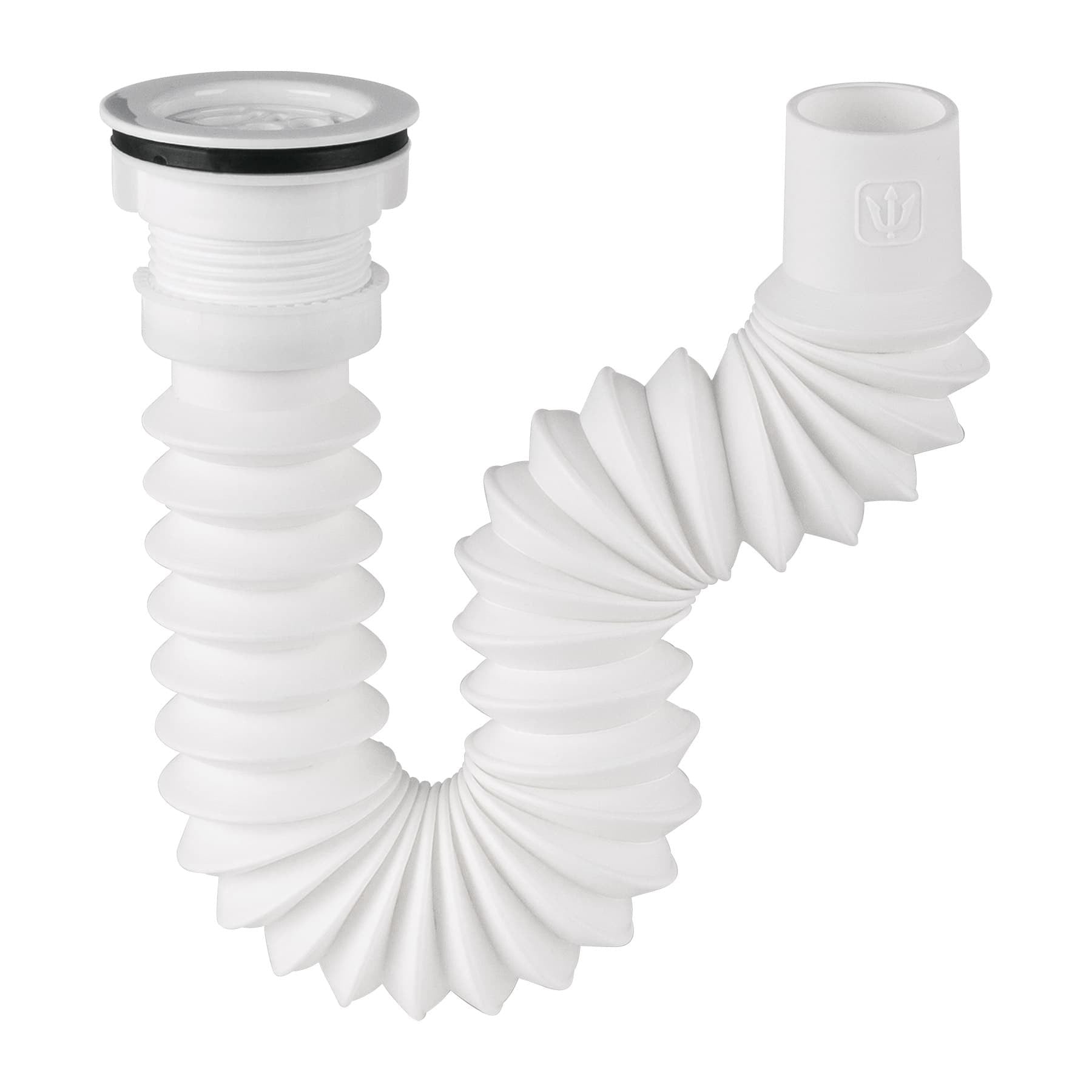 Cespol flexible 1 1/2" contra polipropileno para fregadero