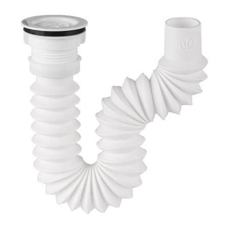 Cespol flexible 1 1/2" contra polipropileno para fregadero