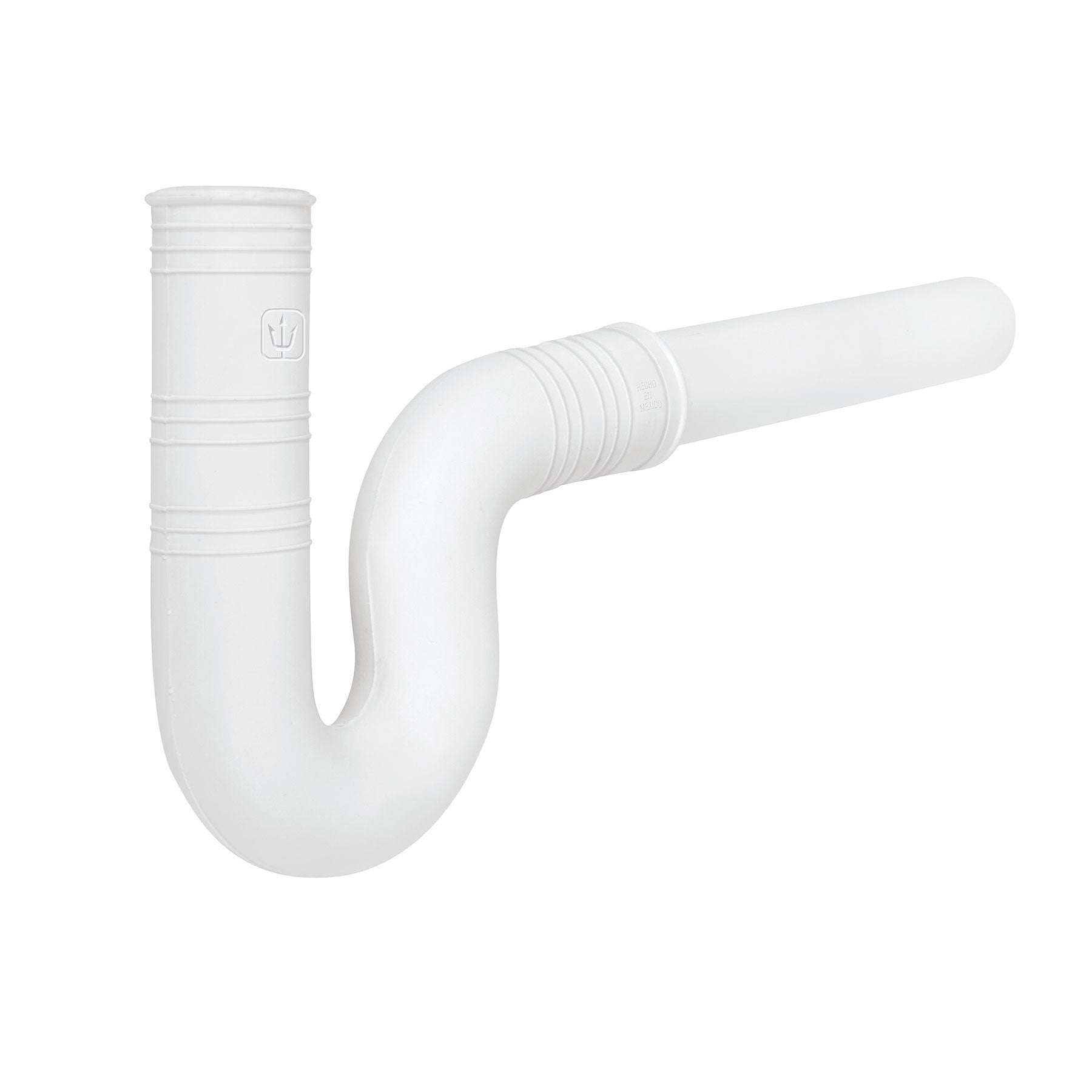 Cespol flexible 1-1/4" de PVC con extension para lavabo