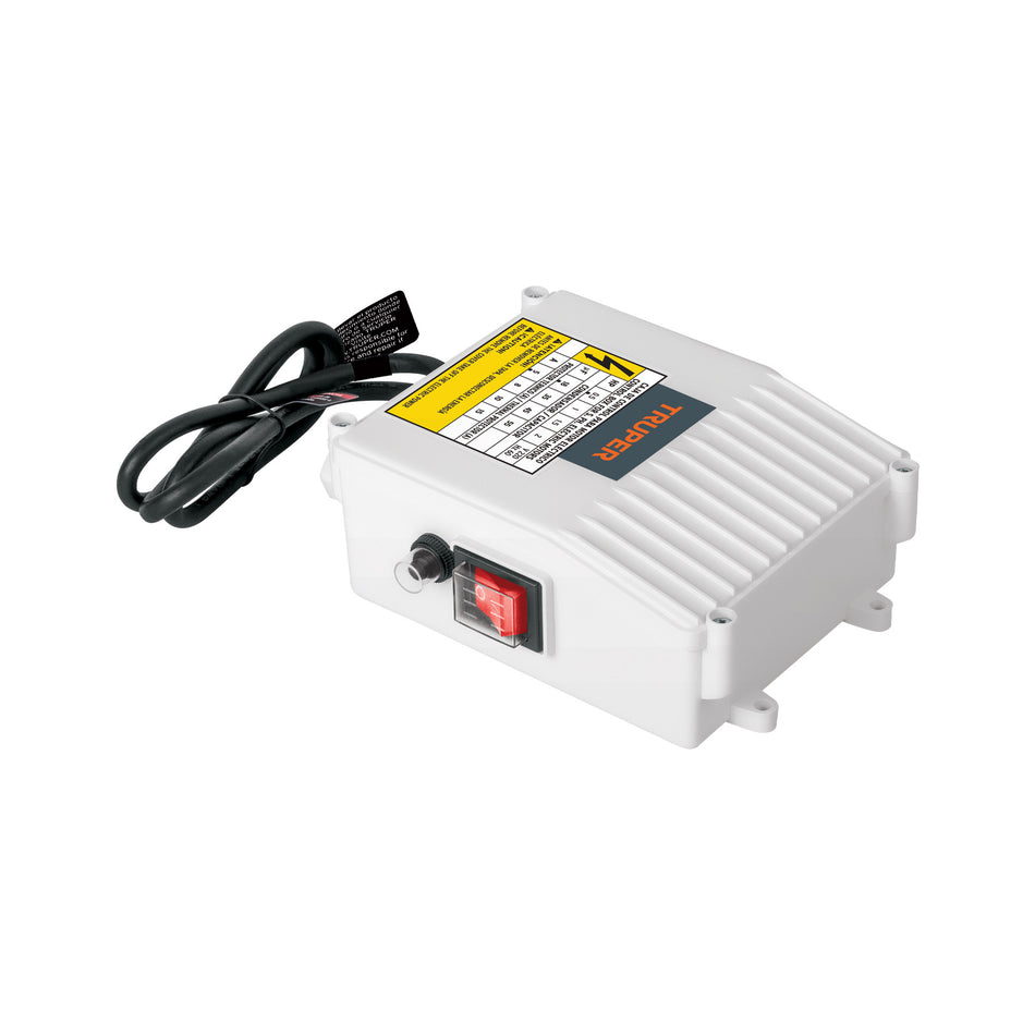 Caja de control p/bomba pozo profundo 1/2 HP, 220V, Truper 1/2 HP, 220V