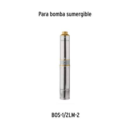 Caja de control p/bomba pozo profundo 1/2 HP, 220V, Truper 1/2 HP, 220V