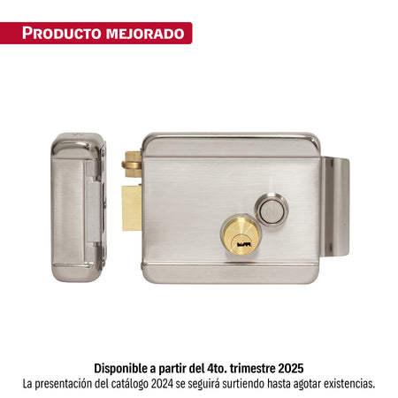 Cerradura electromecánica sin botón, izquierda, HERMEX