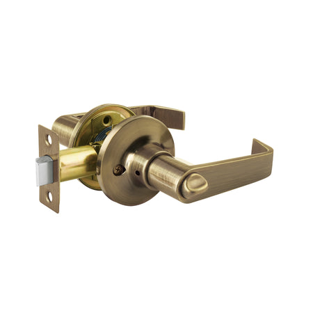 Cerradura manija "Siena" p/bano laton antiguo HERMEX