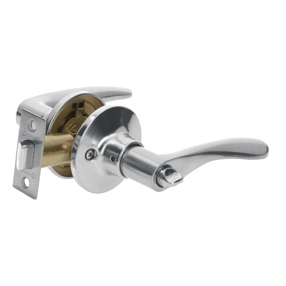 Cerradura manija "Milan" bano cromo mate cilindro metal