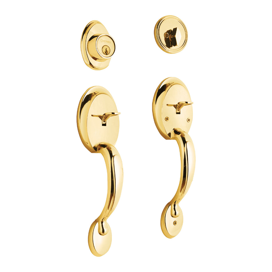 Doble jaladera y perilla Berna mariposa LB BASIC