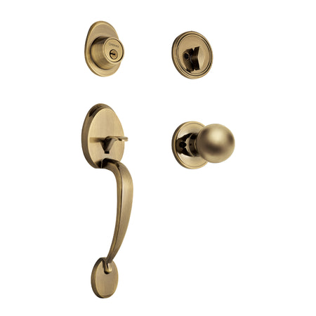 Jaladera/perilla Lugo llave-mariposa Laton Antiguo HERMEX