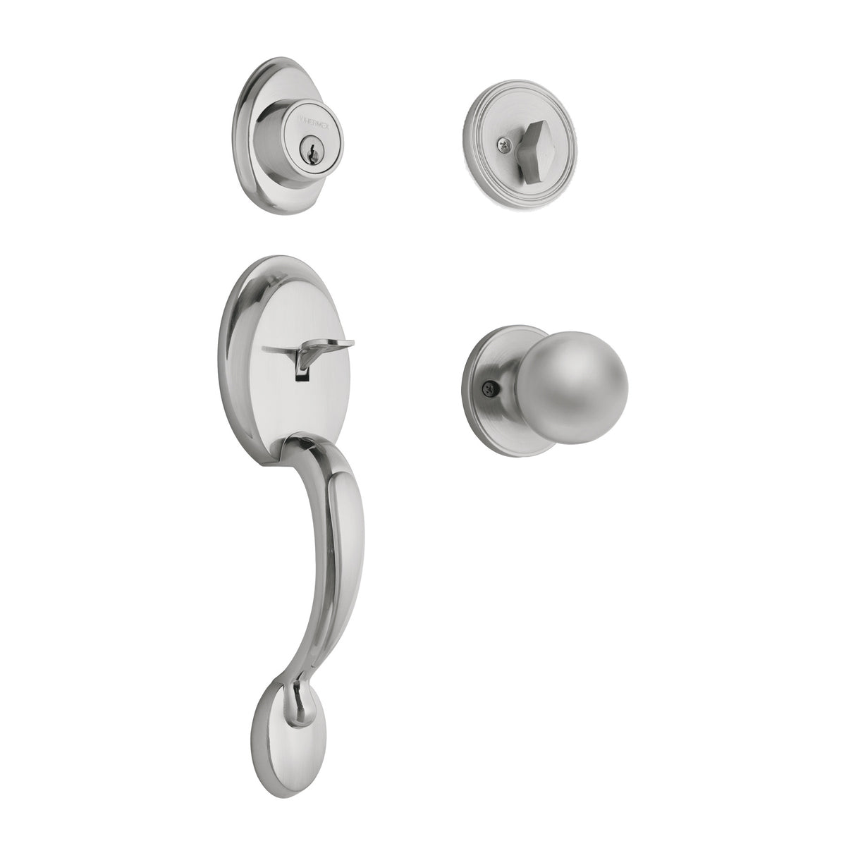 Jaladera y perilla Berna llave-mariposa BASIC mate