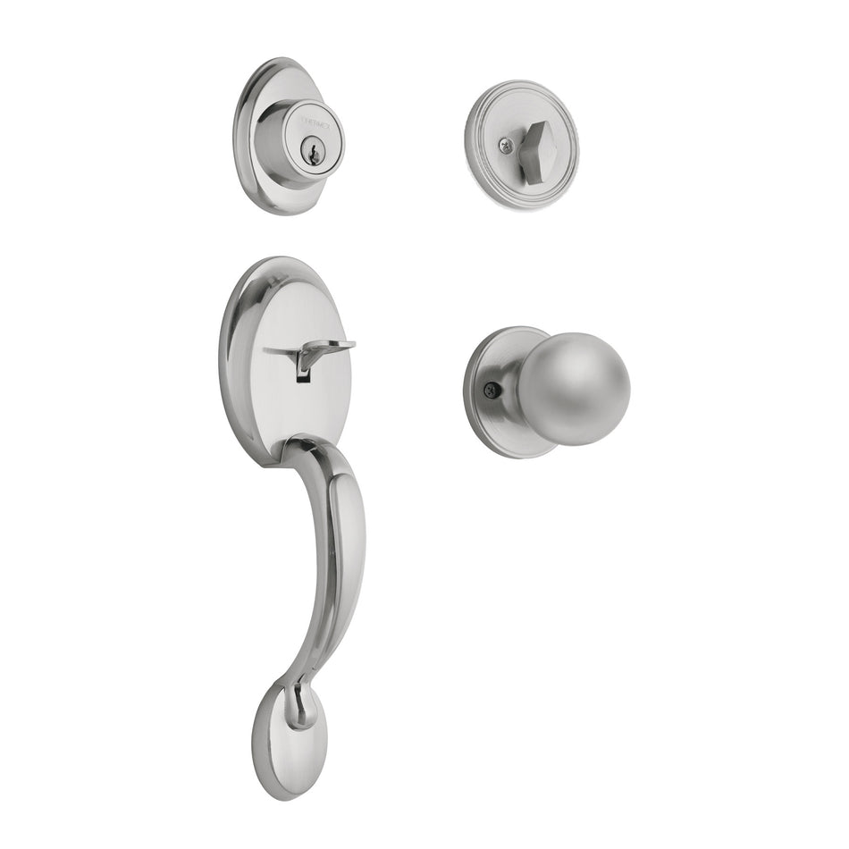 Jaladera y perilla Berna llave-mariposa BASIC mate