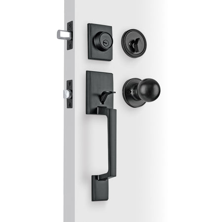 Jaladera/perilla/cerrojo Porto llave-mariposa Negro