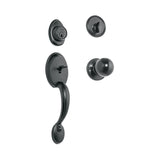 Jaladera y perilla Berna llave-mariposa BASIC negro