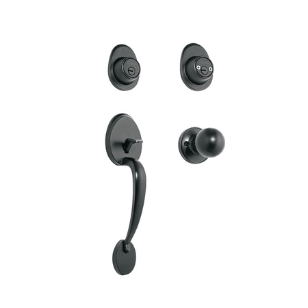 Jaladera/perilla Lugo llave-llave HERMEX Negro