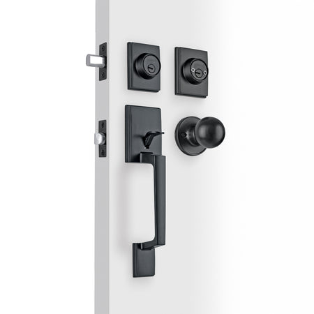 Jaladera/perilla/cerrojo Porto llave-llave Negro