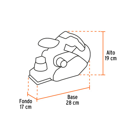 Cepillo electrico 3-1/4" 850W TRUPER PRO