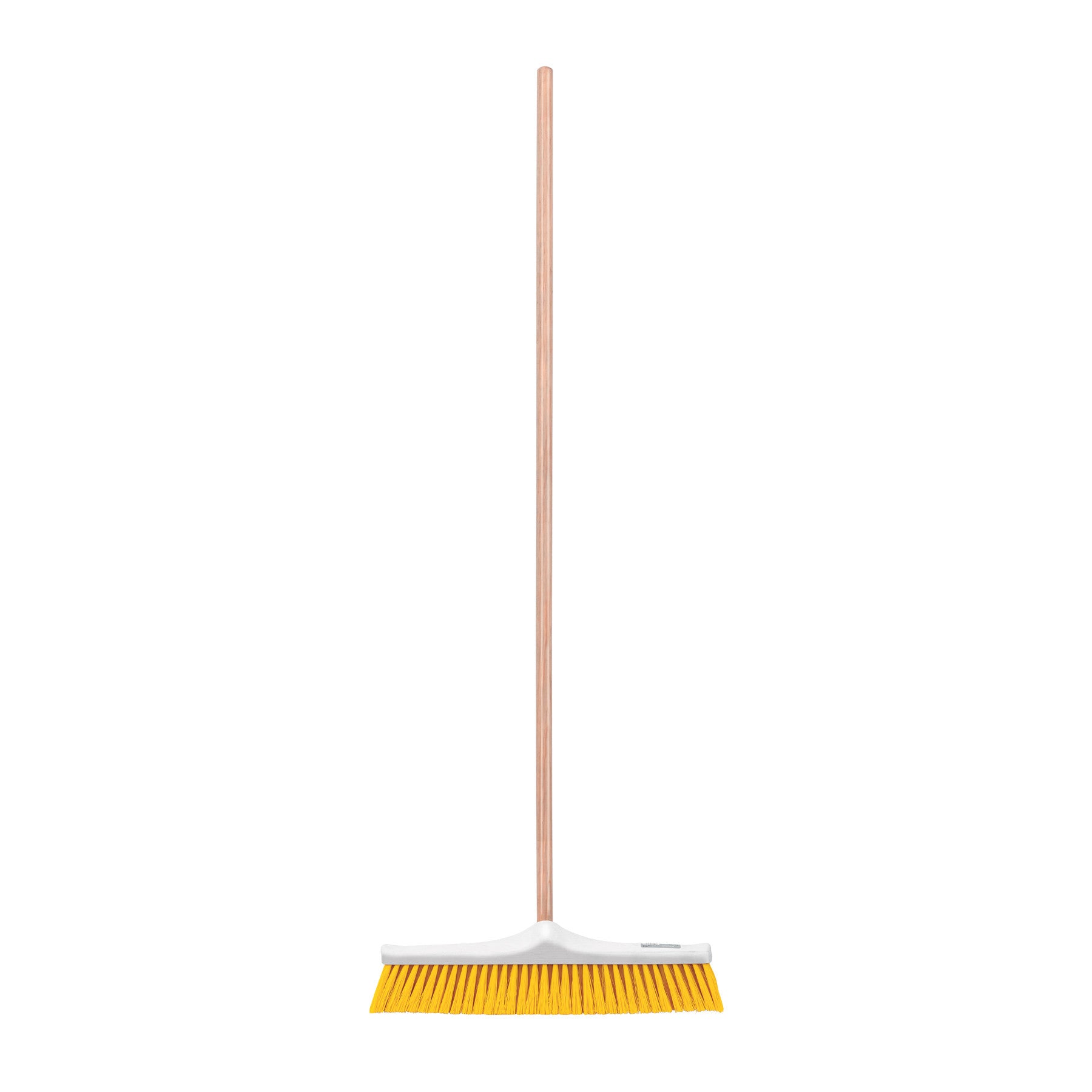 Cepillo industrial cerda suave de con bastón de madera, Klintek 50 cm