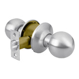 Cerradura tipo esfera para entrada HERMEX mate