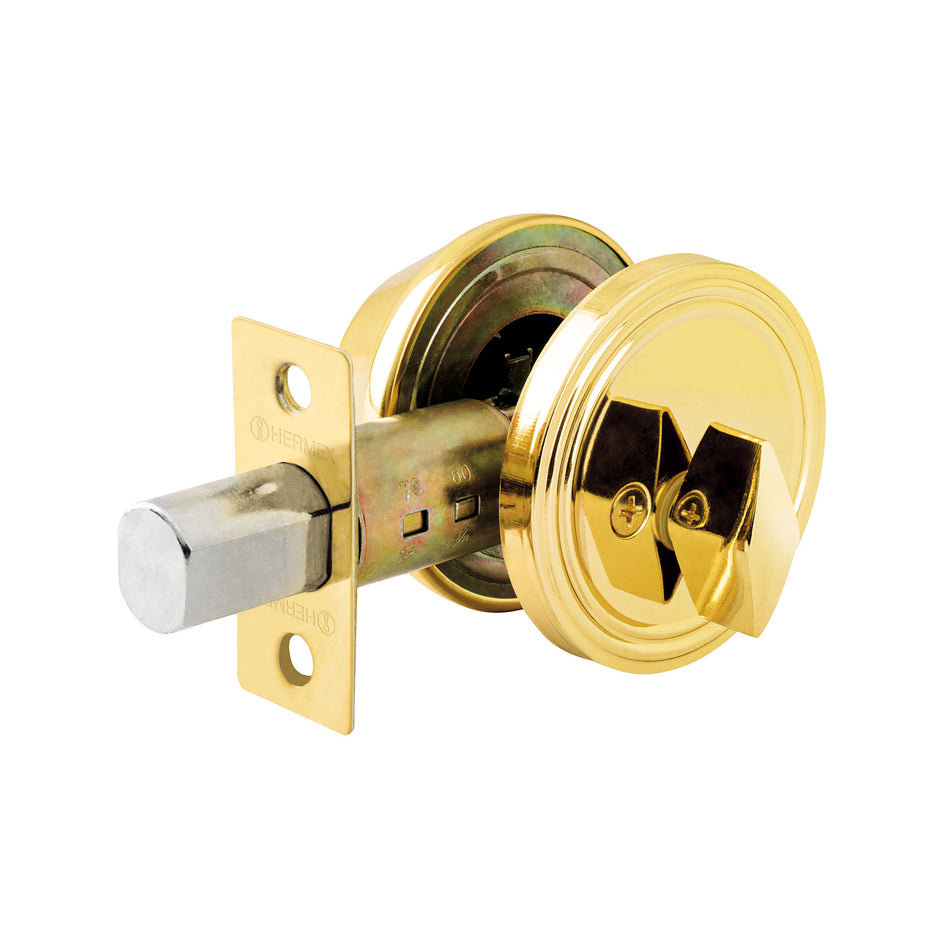 Cerrojo llave-mariposa laton brillante llave tradicional