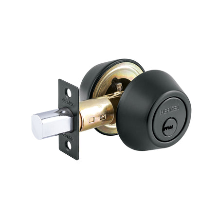 Cerrojo llave-llave llave puntos HERMEX negro