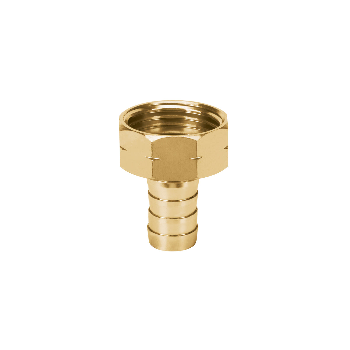 Conector 1/2" hembra de aluminio Truper