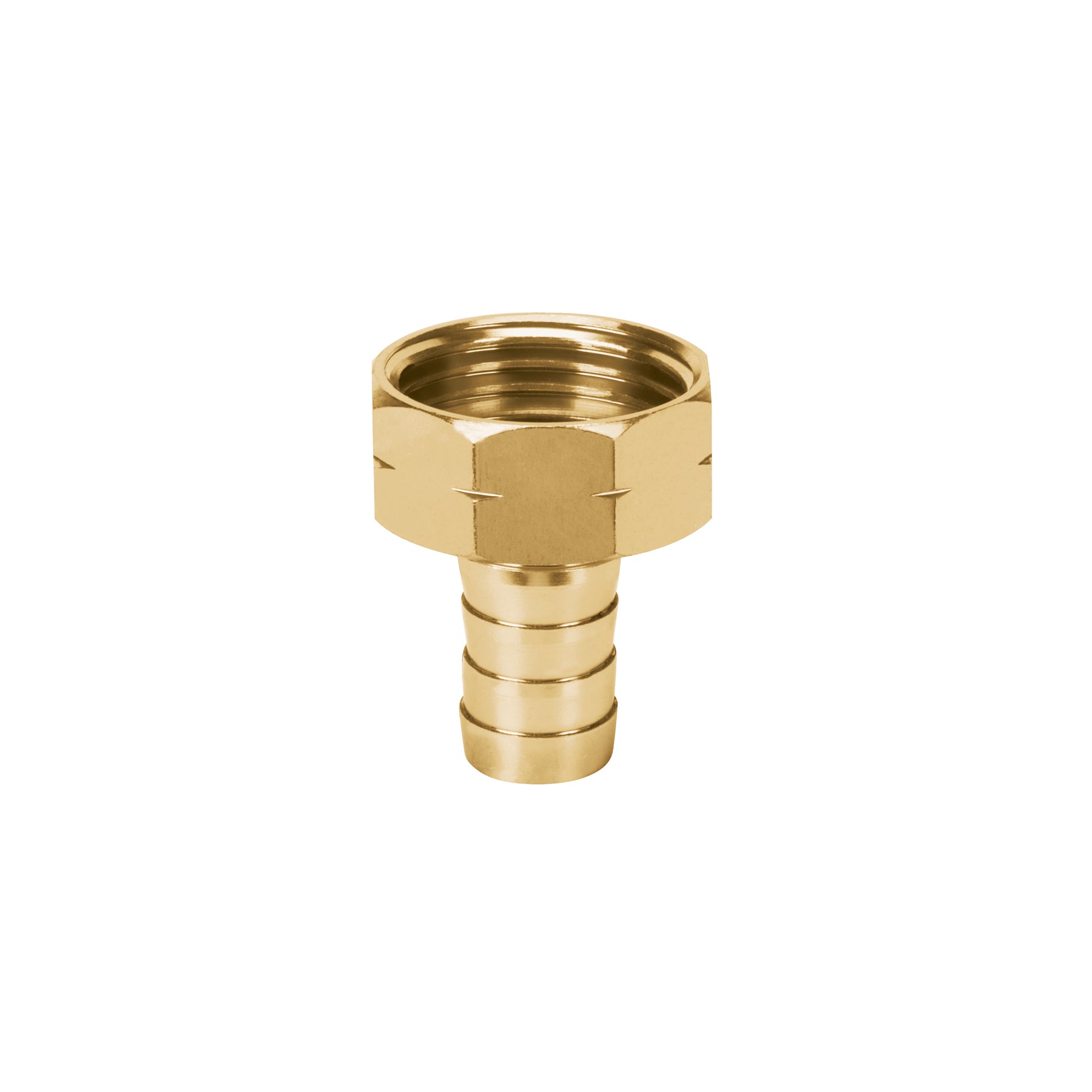 Conector 1/2" hembra de aluminio Truper