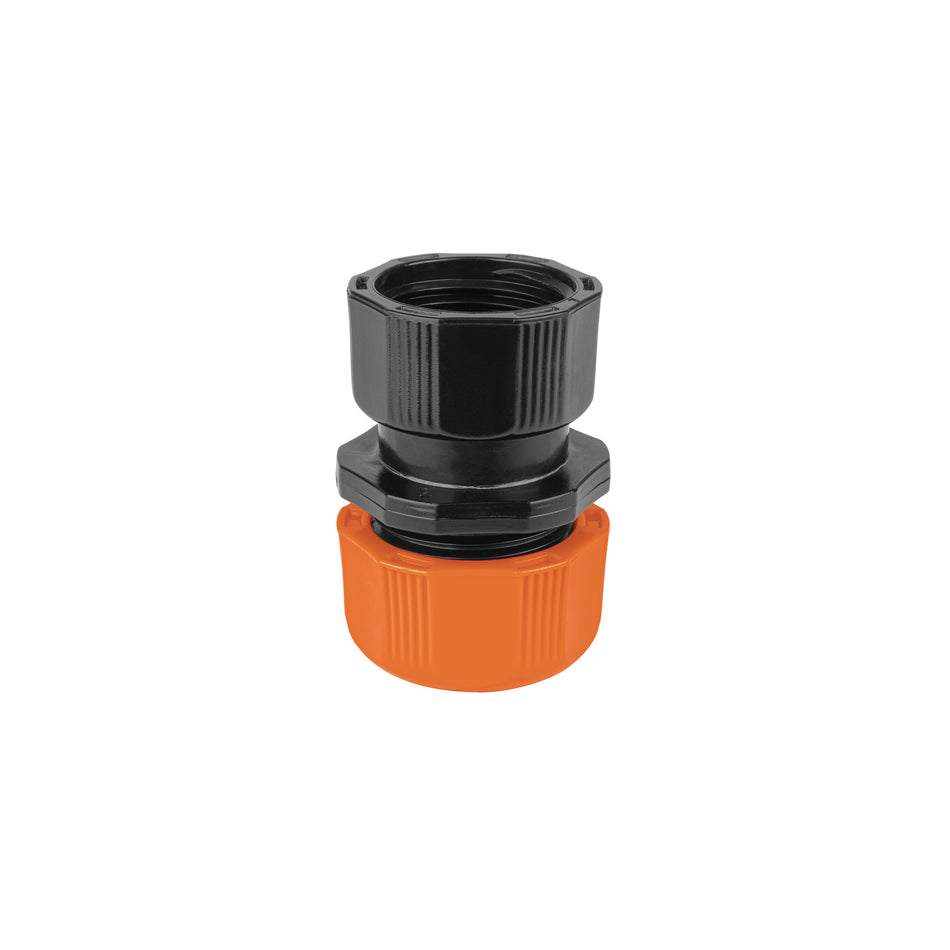 Conector 1/2" hembra de ABS con tuerca de ajuste manual