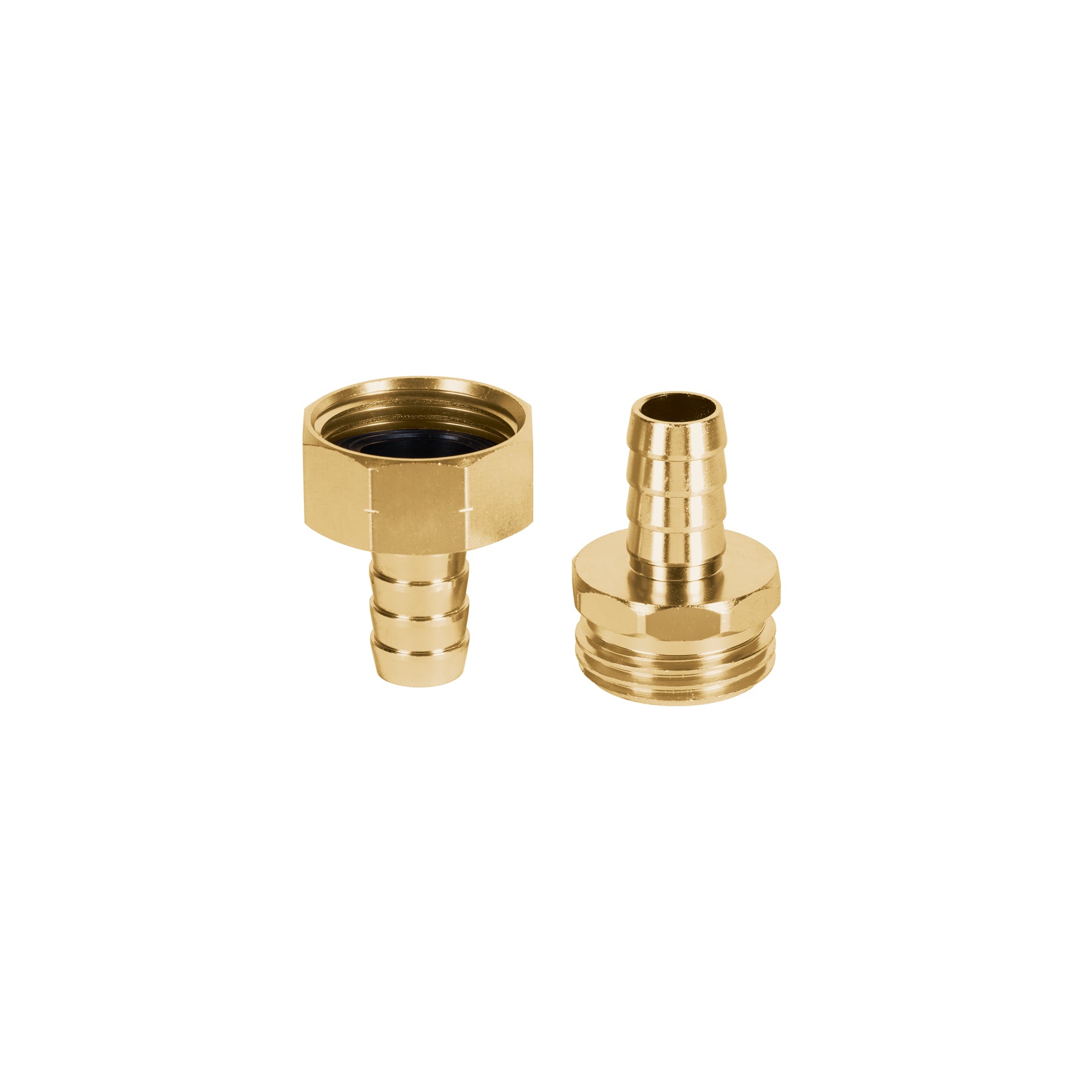 Juego de conectores 1/2" macho/hembra de aluminio Truper