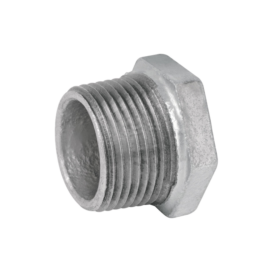 Reduccion bushing acero galvanizado 1"x 3/4" FOSET