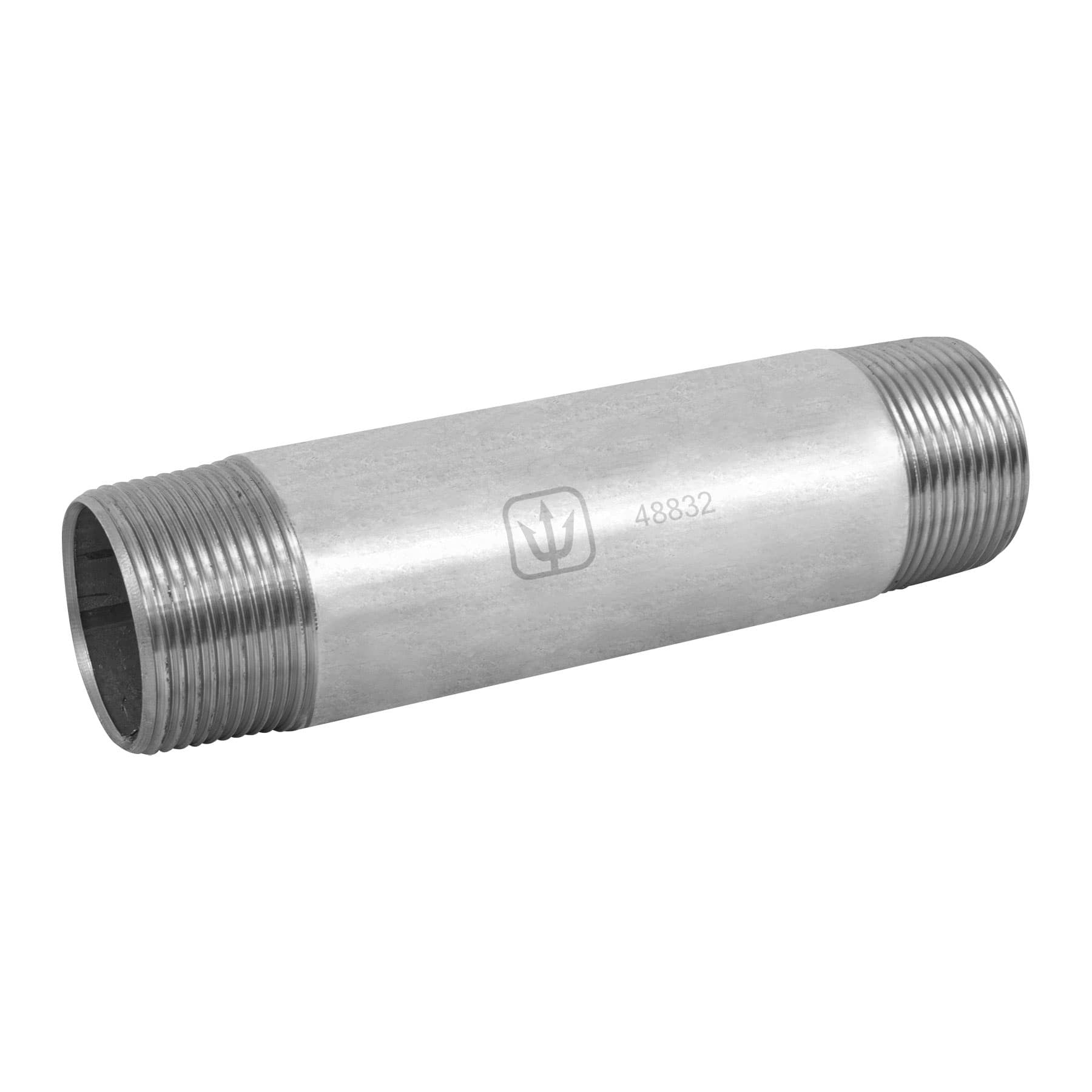 Niple de acero galvanizado 1-1/4 x FOSET 8"